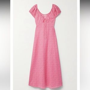 Doen Sofia Dress, Pink Ditsy Floral, XXS